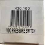 VDO pressure switch 430.160