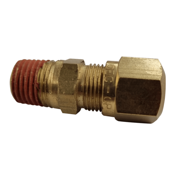 3/8 HOSE x 1/4 NPT MALE - THREAD CONNECTOR - COMPRESSION FITTING - NF146864