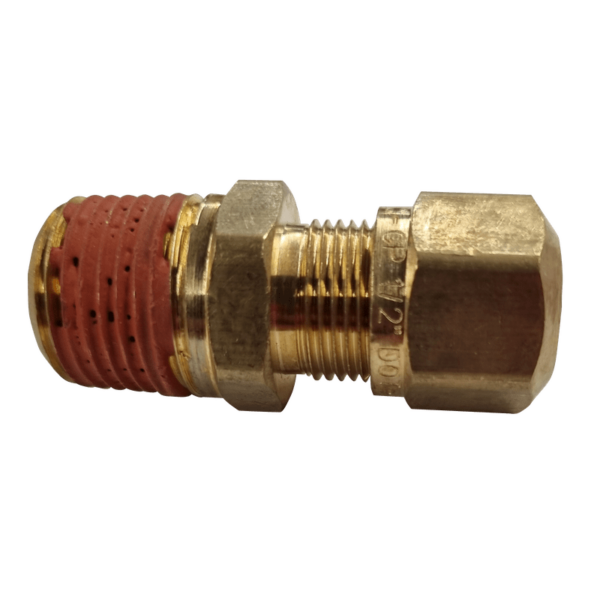 1/2 HOSE x 1/2 NPT MALE - THREAD CONNECTOR - COMPRESSION FITTING - NF146888