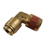 1/2 HOSE x 1/2 NPTF MALE - ELBOW 90 DEGREE - BRASS PUSH FIT BRAKE - NFP10888
