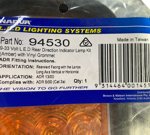 LED indicator insert - 94530
