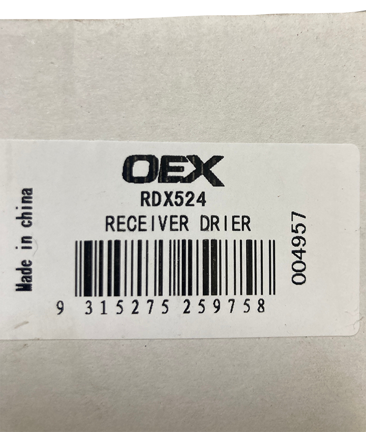 Receiver dryer  - RDX524