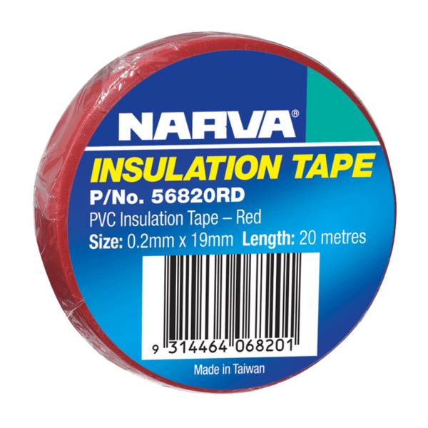 Tape - Insulation Red - 18mm x 20M  - TAPE2120