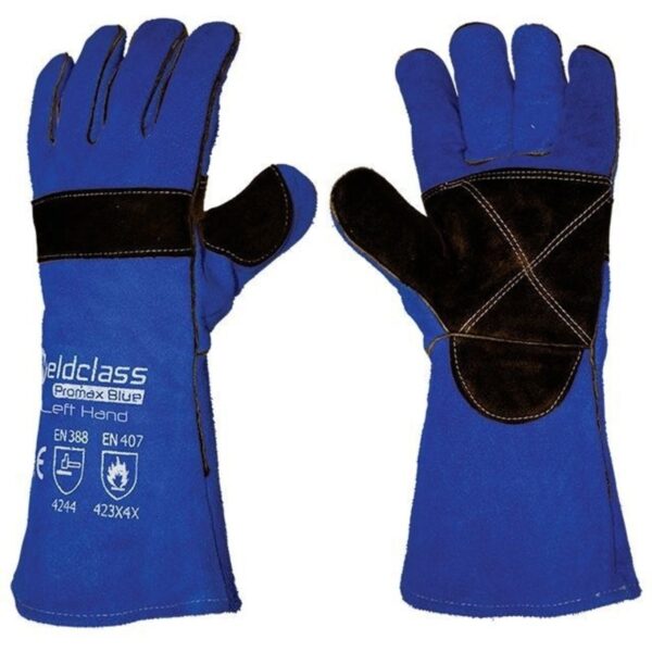 Gloves - Welding - Promax Blue and Black (2 X Left Hand) - WC-01777